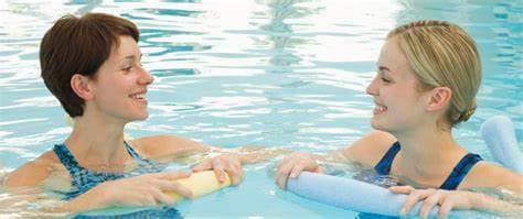 Swimming training for women